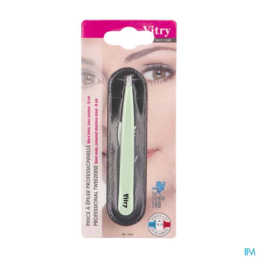 PINCE A EPILER PROF. MB INOX COULEUR