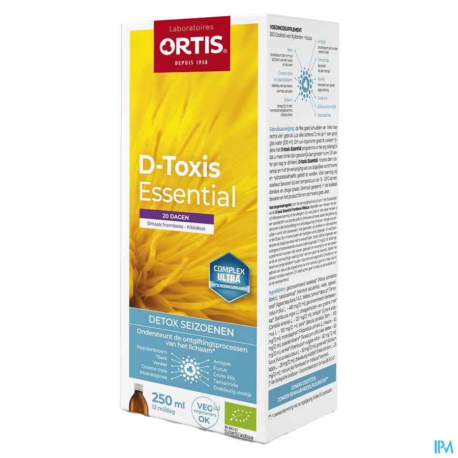 D Toxis Essential Framboise Hibiscus Bio 250ml