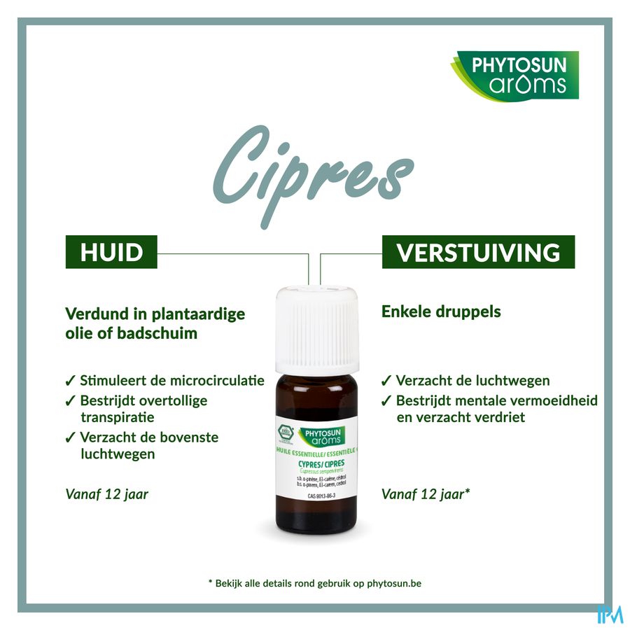 Phytosun® Huile Essentielle Cypres Bio 10ml