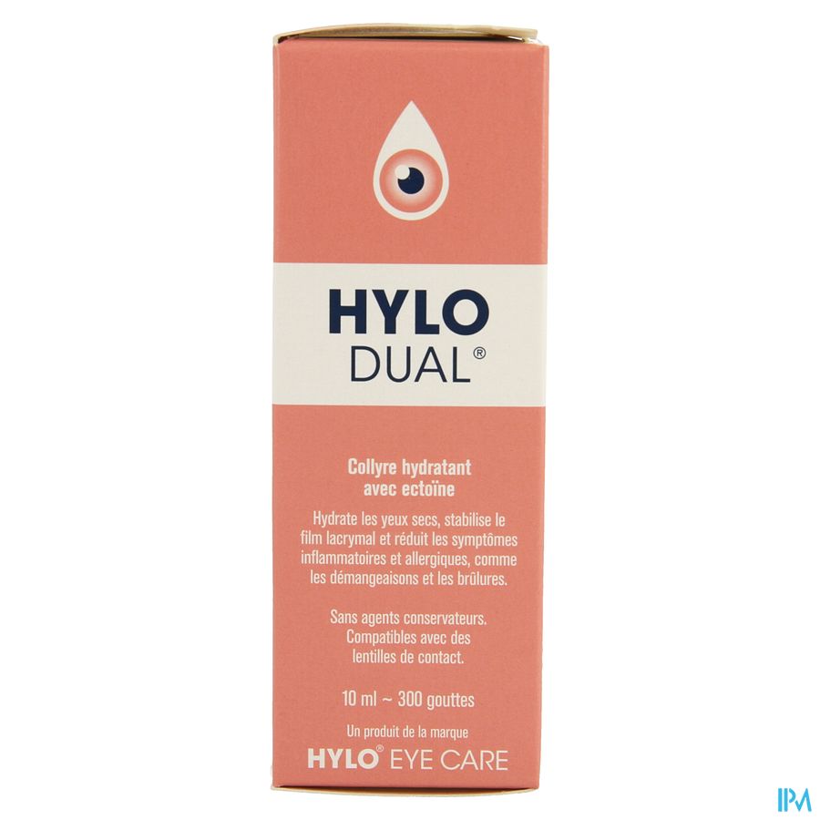 HYLO-Dual Gutt Oculaires 10Ml