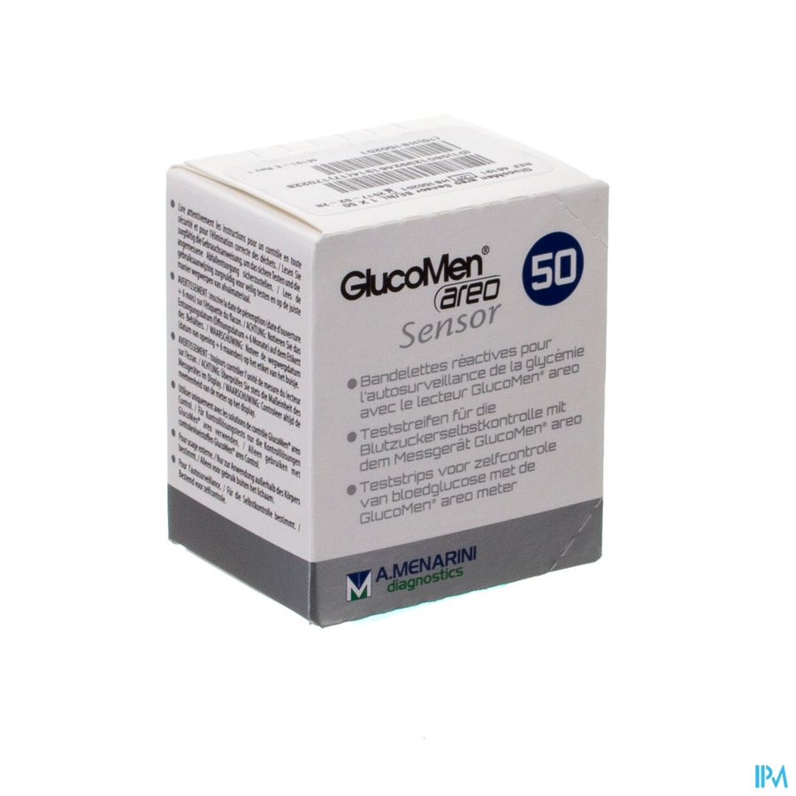 Glucomen Areo Sensor Bandelettes 50 46191