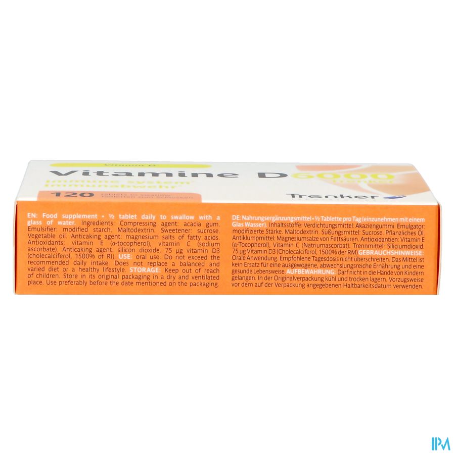Vitamine D6000 Trenker Comp 120 Nf