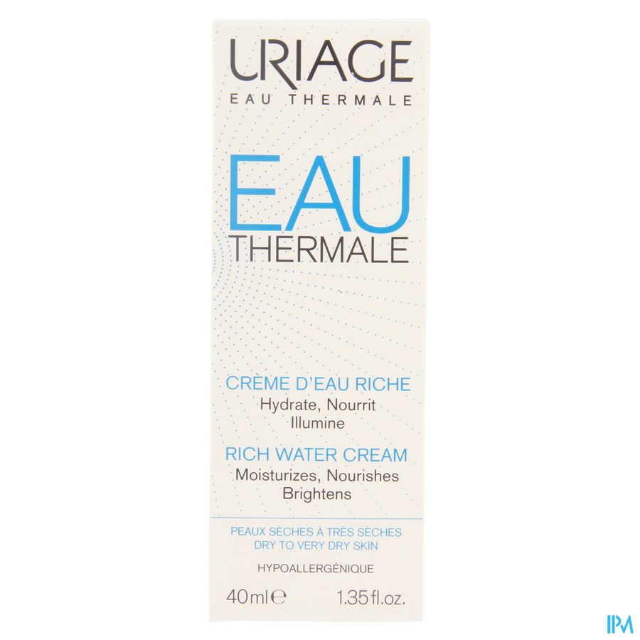 Uriage Eau Thermale Creme Eau Riche 40ml