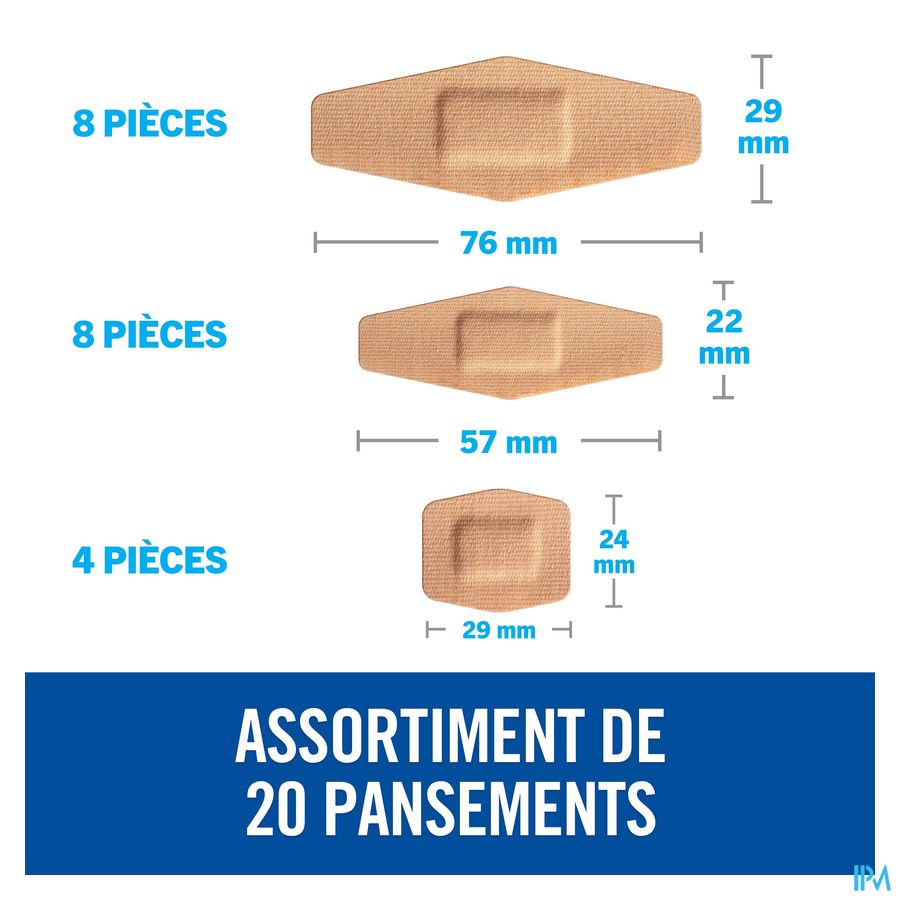 Nexcare 3m Duo Pansement Assortiment 20