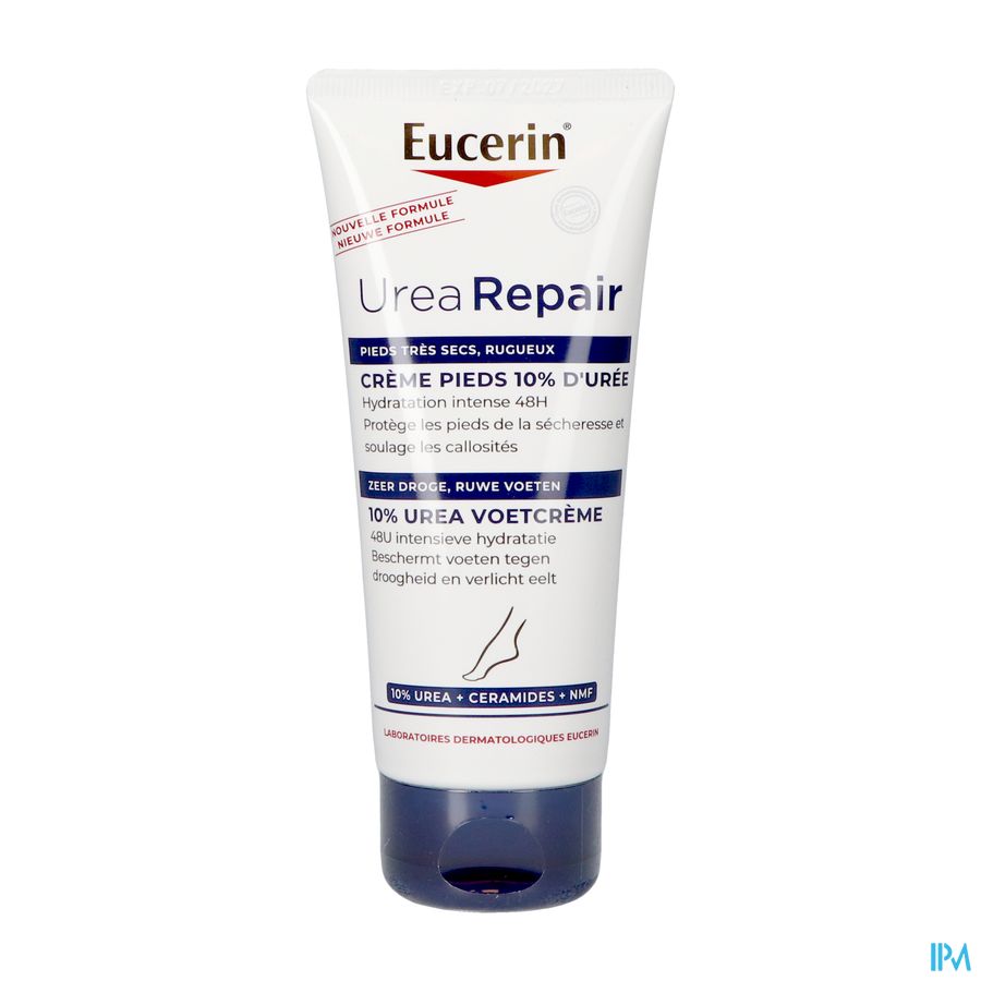 Eucerin Urearepair Creme Pieds 10% Uree Tube 100ml