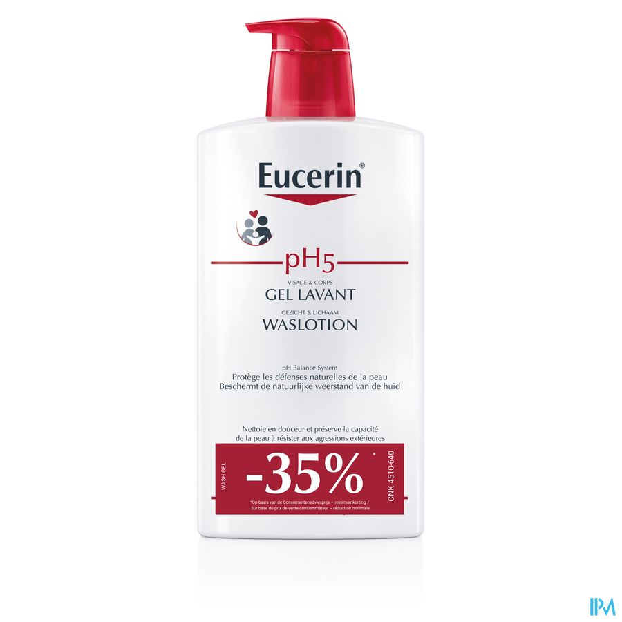 Eucerin Ph5 Gel Lavant 1l -35%