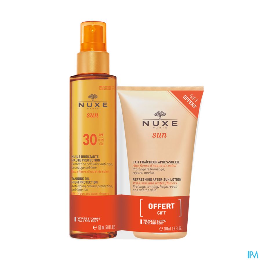 Nuxe Duo Huile Bronz.ip30 150ml+aftersun 100mlfree