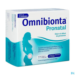 Omnibionta Pronatal: Désir et début de grossesse - Boîte 12 semaines (84 comprimés)