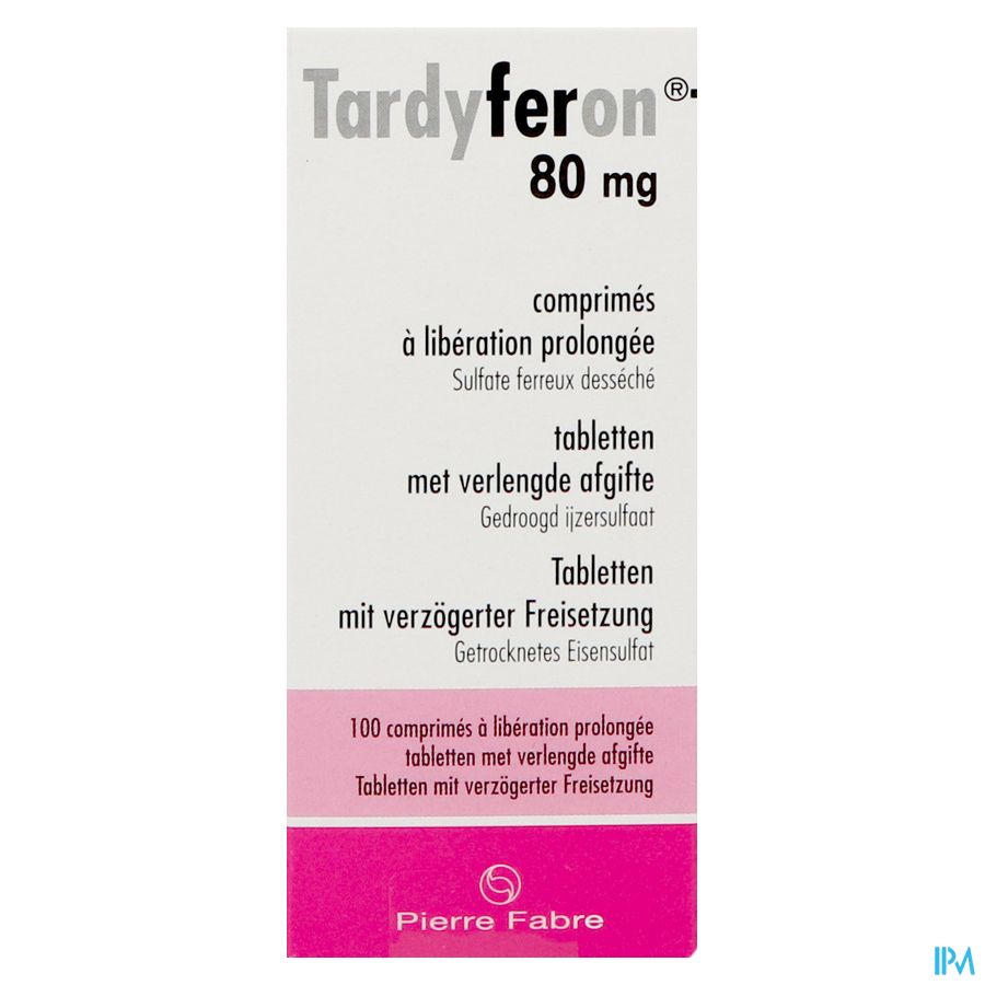 Tardyferon 80mg Comp Pell 100
