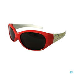 Eureka Care Lunette Sol.enf.boul.rouge Blanc 4-12a