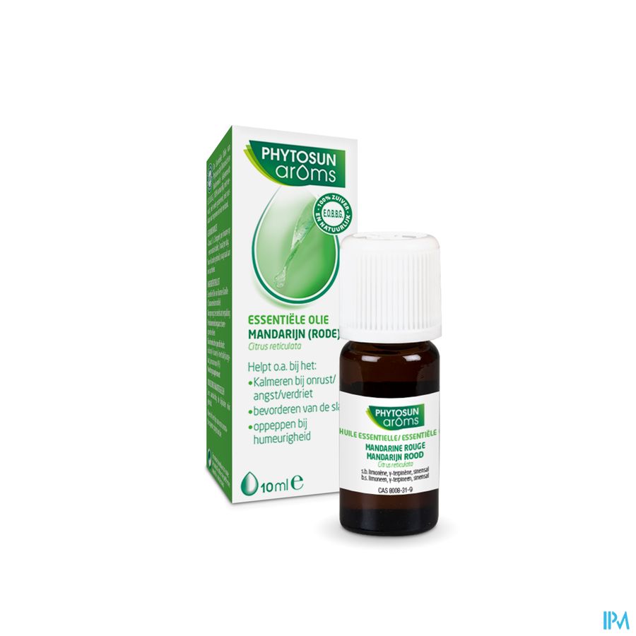 Phytosun® Huile Essentielle Mandarine rouge – 10 ml – Action apaisante & Sommeil