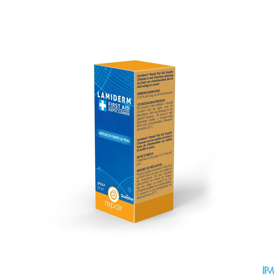 Lamiderm Repair First Aid Aseptic Clean.spray 50ml