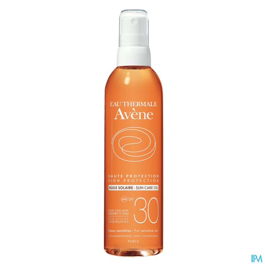 Eau Thermale Avène Huile solaire SPF30 Soins solaires ORANGE