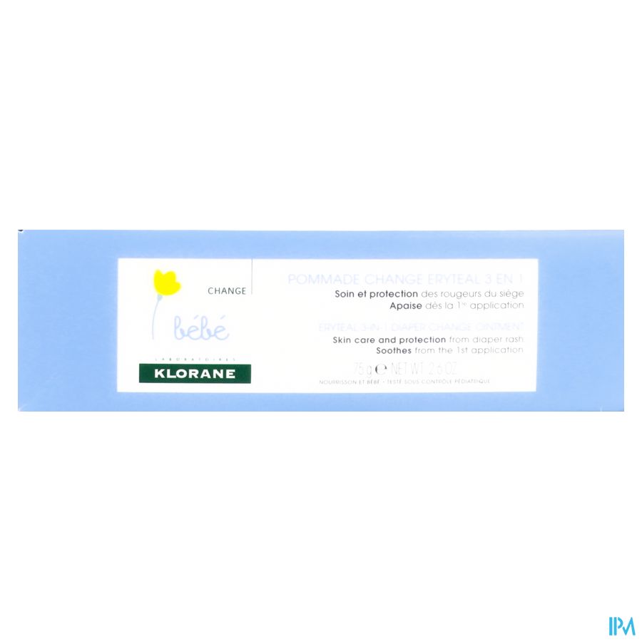 Klorane - Pommade change Eryteal 3 en 1 au Calendula apaisant - Bébé - Change - Siège