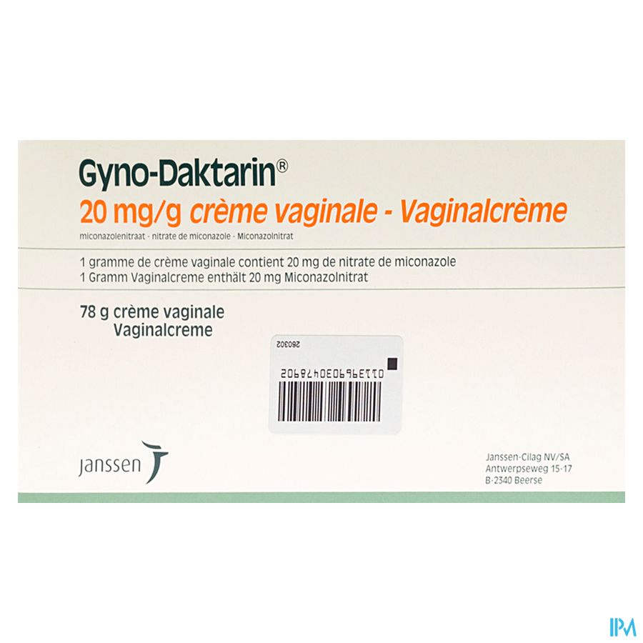 Gyno-daktarin Creme 1 X 78g 2%