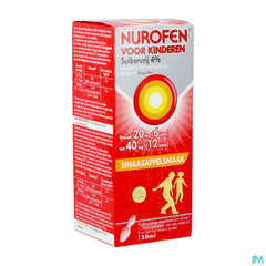 Nurofen Enfant Orange 4% Susp S/sucre 150ml