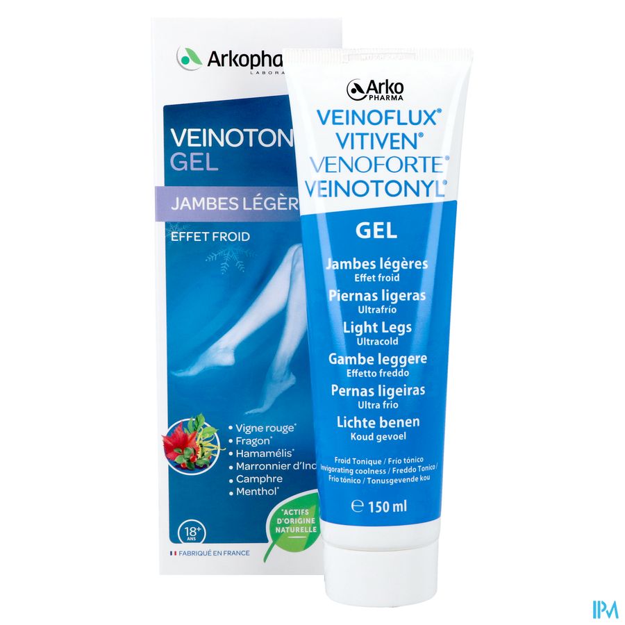 Veinotonyl Gel Jambes Legeres Effet Froid 150ml