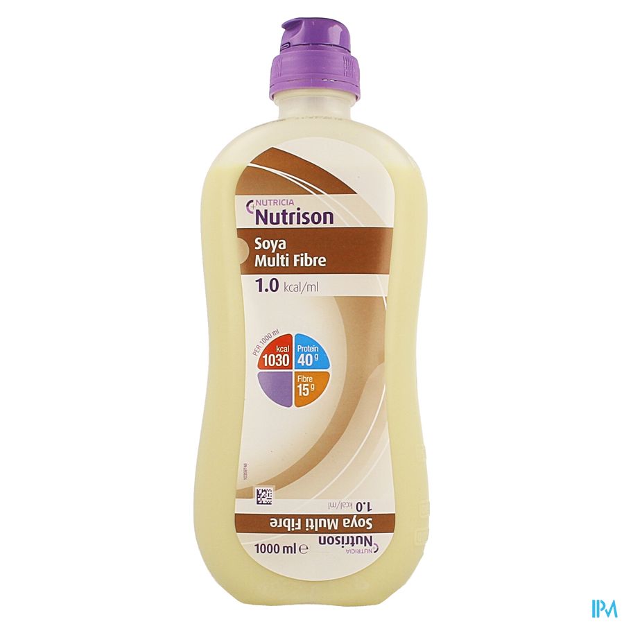 Nutrison Soya Multi Fibre Alimentation Par Sonde Bouteille 1L