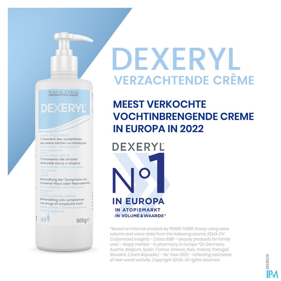 DEXERYL CREME EMOLLIENTE 500 G Peau très sèche à tendance atopique