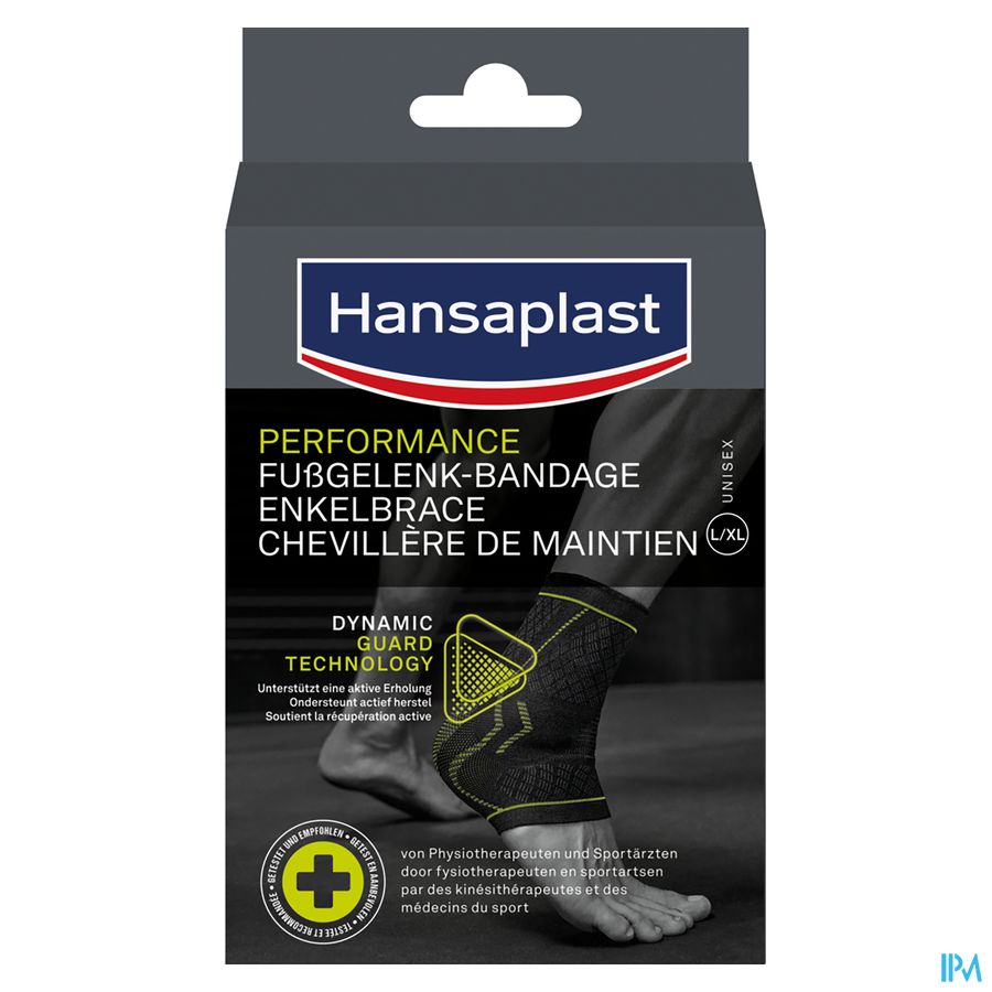 Hansaplast Bandage Sport Cheville Noir