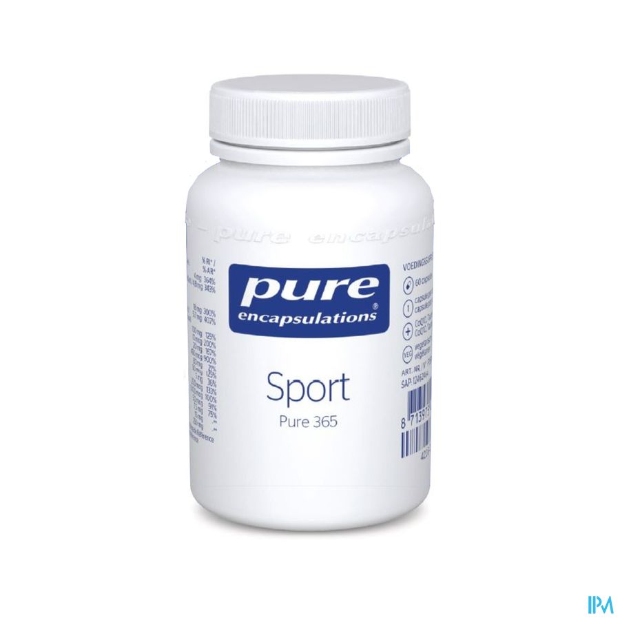 Pure Encapsulations Sport Pot Caps 60