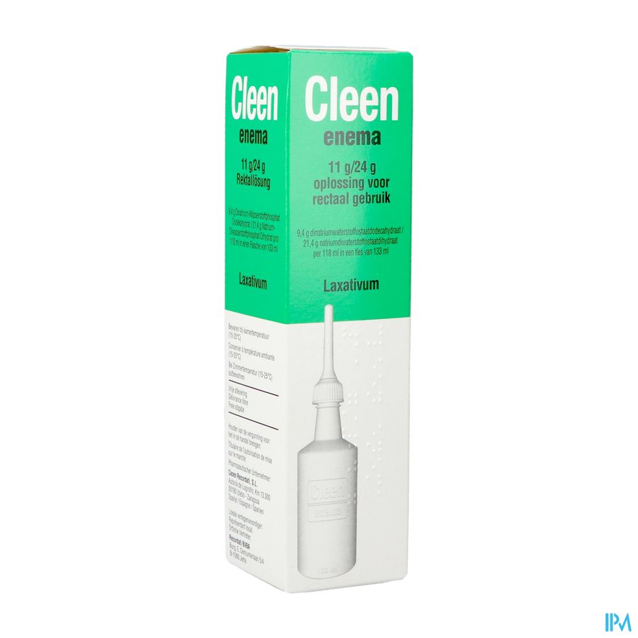 Cleen Enema 11g/24g Sol Rectale Fl 133ml