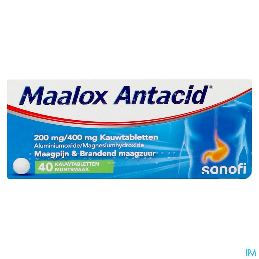 Maalox Antacid 200/400 Comp 40