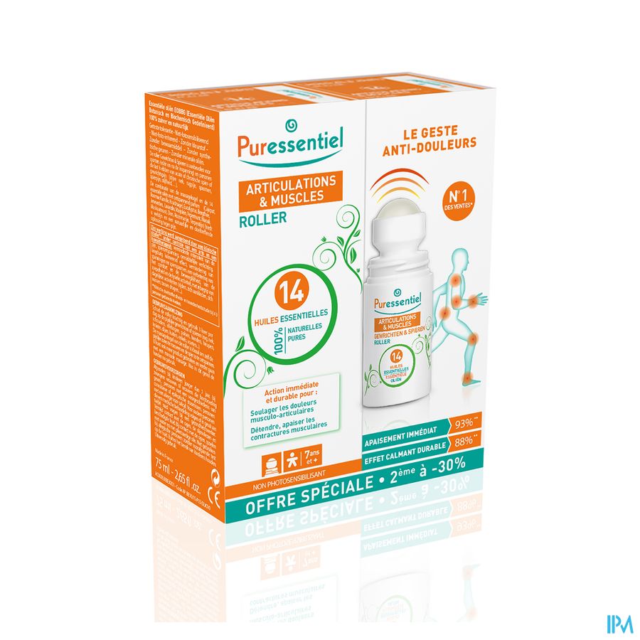 Puressentiel Articulation Roller 14 Hle Ess 2x75ml