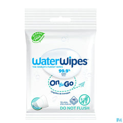 Waterwipes On The Go Lingettes 10