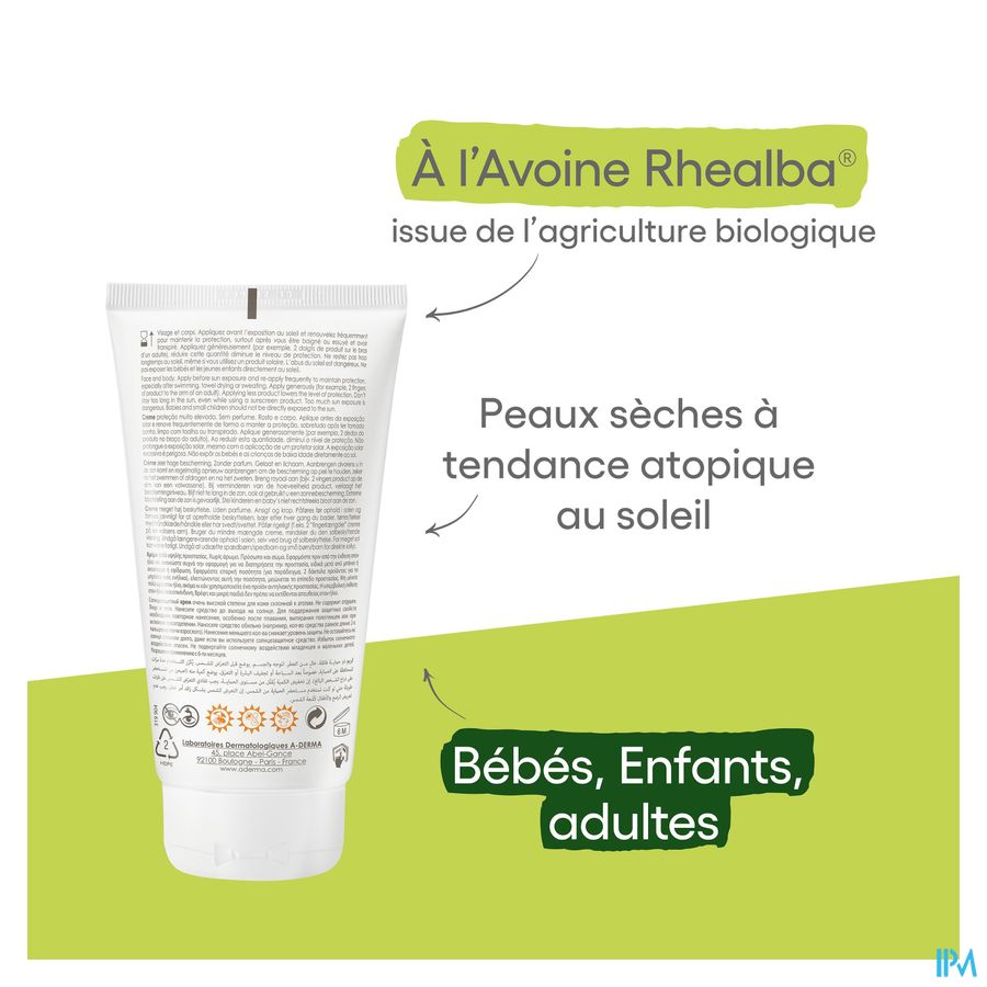 A-DERMA - A-DERMA PROTECT AD CREME SOLAIRE SPF50+ - A-DERMA PROTECT