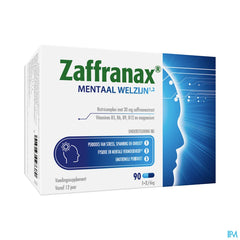 Zaffranax® Bien-être Mental 90 Gélules - Stress (4), Fatigue (3), Émotionnel (1)
