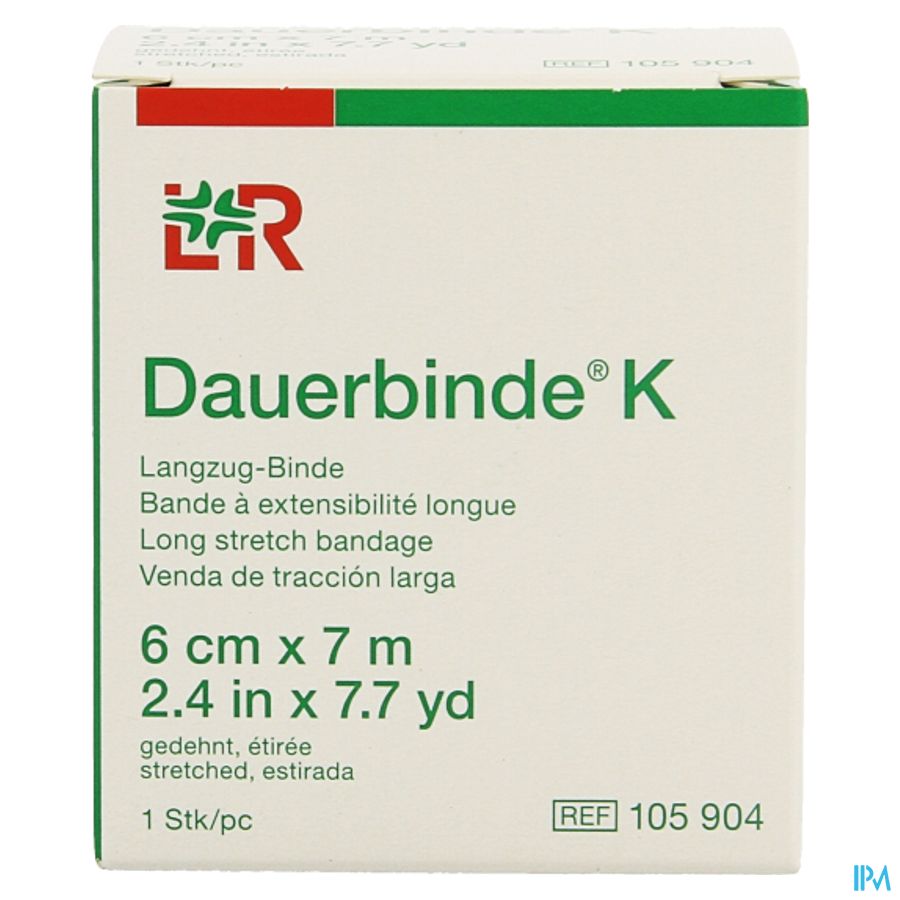 Dauerbinde K 6cm X 7m 1 105904