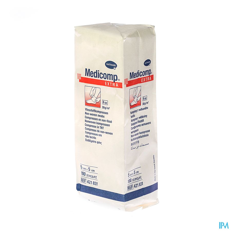 Medicomp 5x5cm 6pl. Nst. 100 P/s