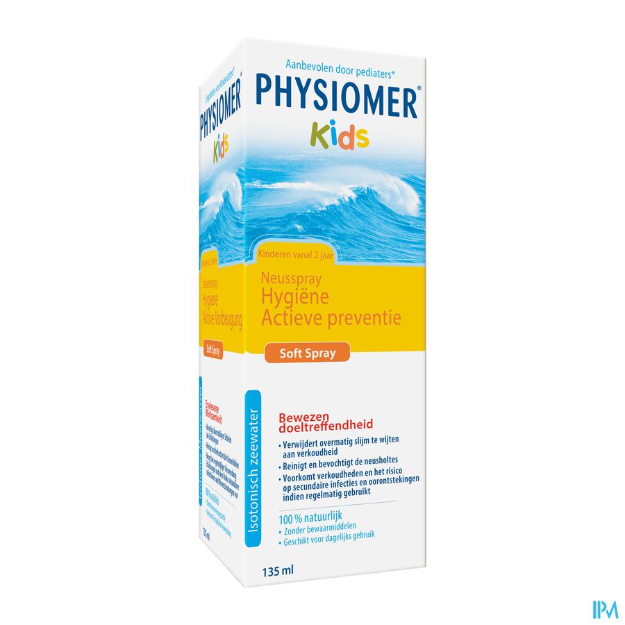 Physiomer® Kids Spray Nasal 135ml-Prévient Le Rhume,Nez Bouché,Nez Coulant