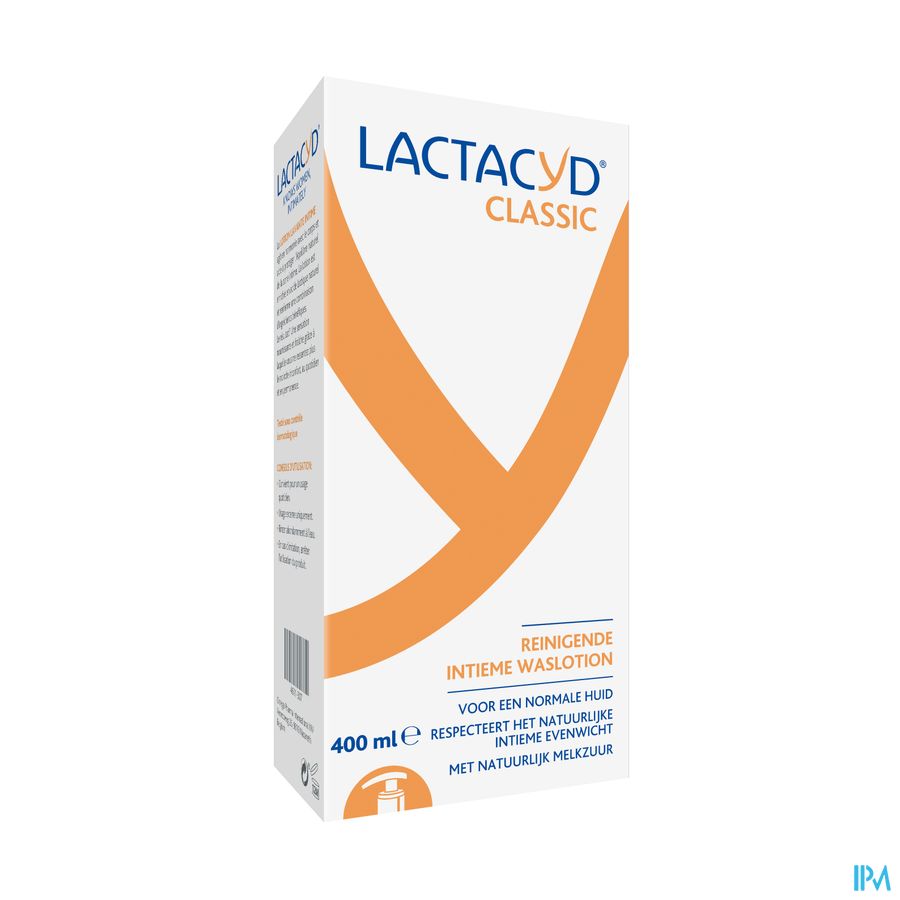 Lactacyd® Classic - Lotion Lavante Intime Nettoyante - Usage Quotidien - 400 ml