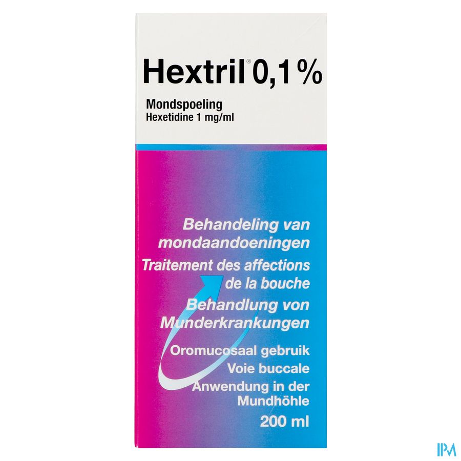 Hextril 0,1% Sol Bain Bouche 200ml