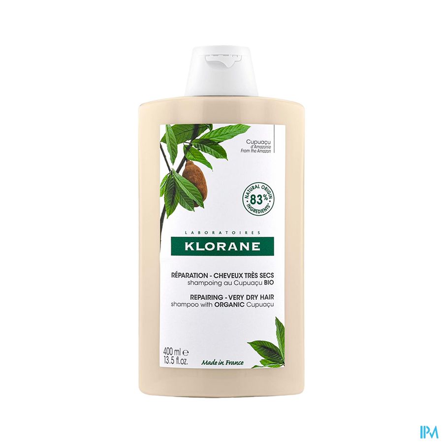 Klorane - Shampoing Réparation au Cupuaçu BIO - Cheveux très secs
