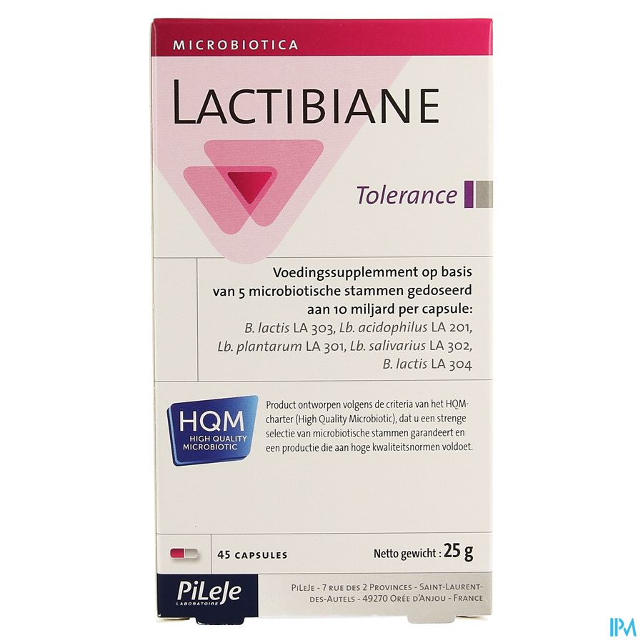 Lactibiane Tolerance Caps 45