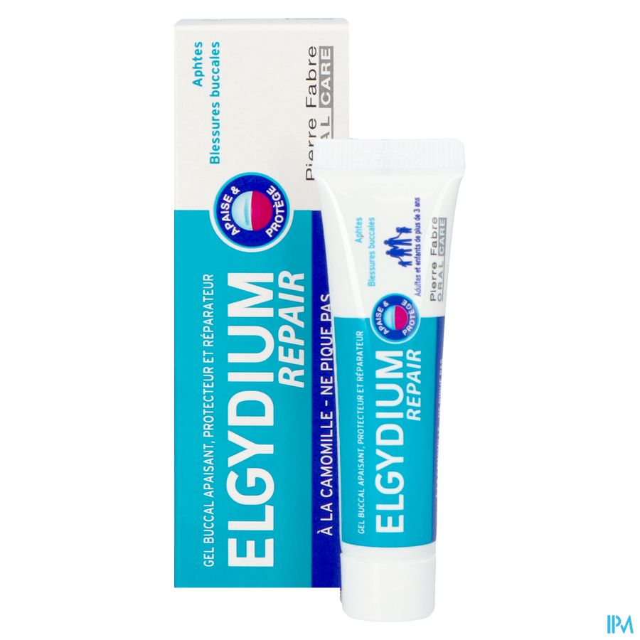 ELGYDIUM - REPAIR Gel buccal apaisant, protecteur et réparateur - aphtes & blessures 15ML