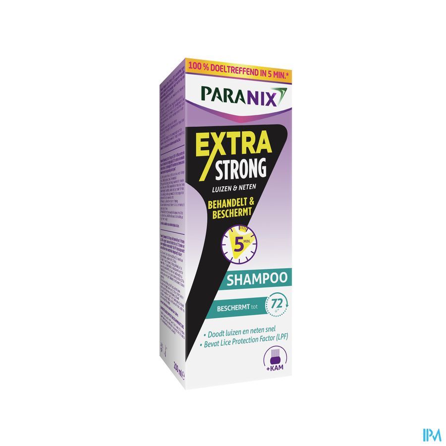 Paranix® Shampooing Extra Strong 200 ml: Poux et Lentes. Traite et Protège. En 5 Min.