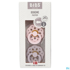 Bibs 2 Sucette Boheme Duo Blossom/lilac 2