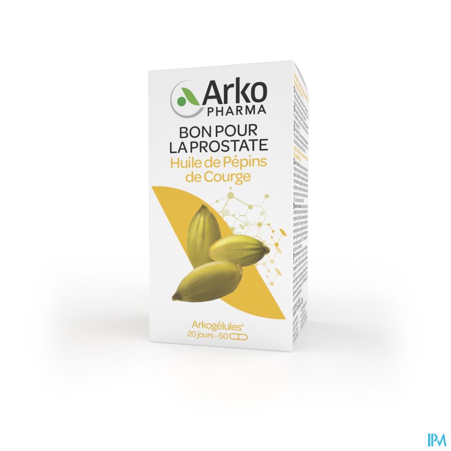 Arkogelules Huile De Pepins De Courge Caps 60