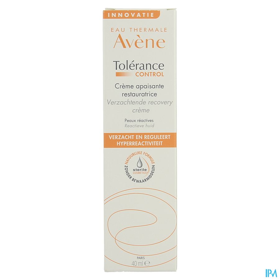 Eau Thermale Avène - Tolérance CONTROL Crème apaisante restauratrice Cosmétique Stérile®