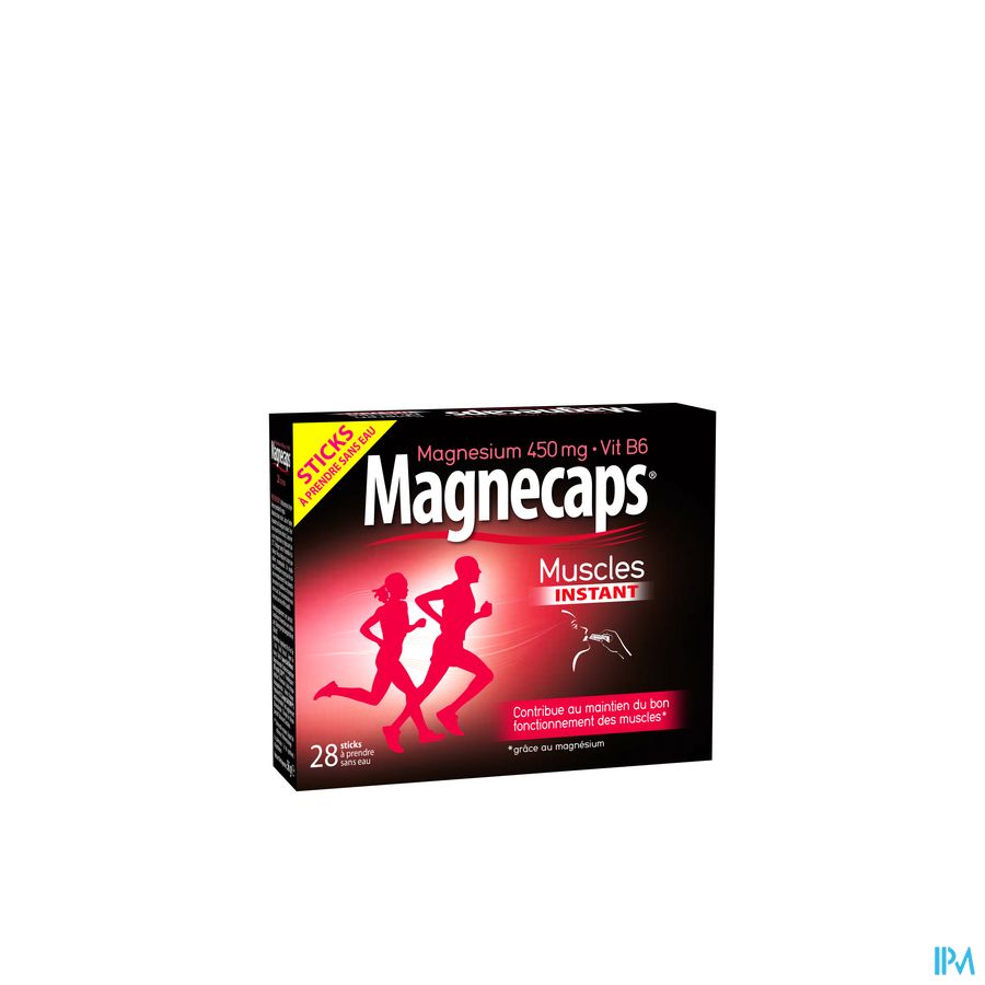 Magnecaps Muscles Magnésium 450mg & Vit B6 28 sticks