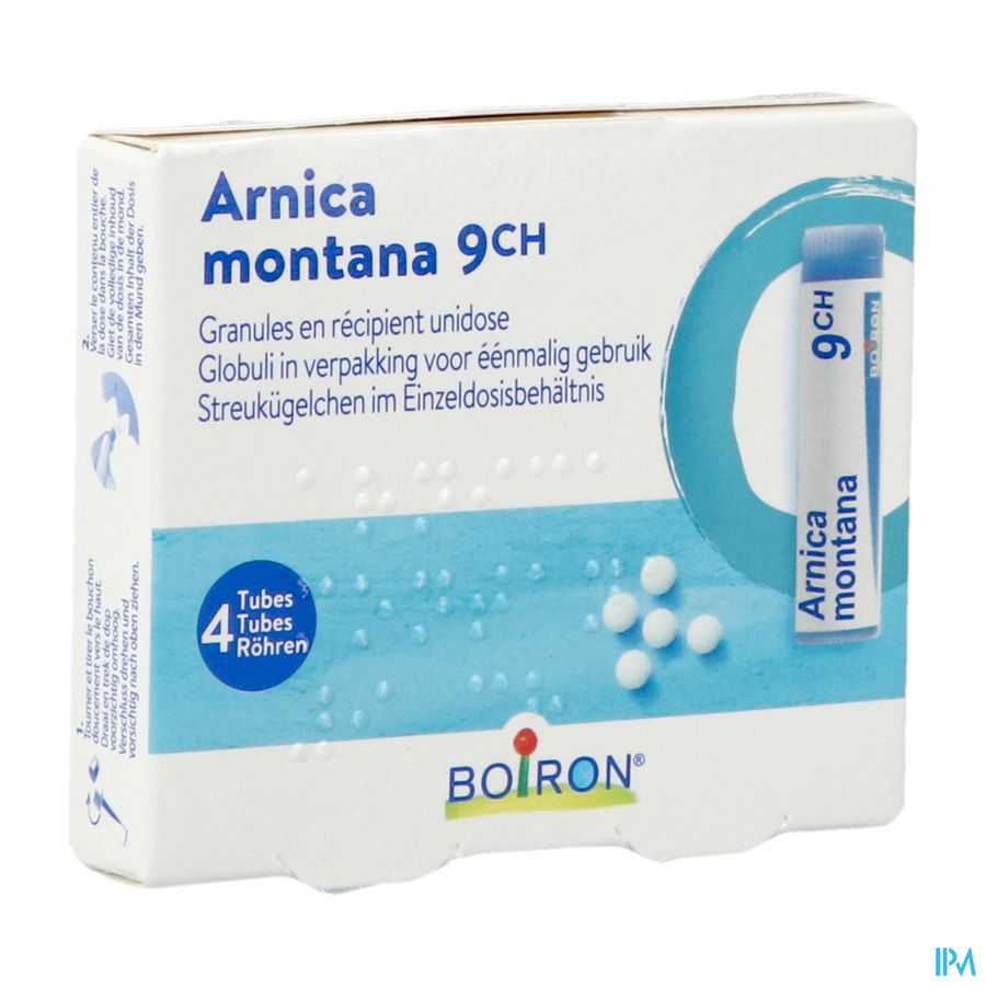 Arnica Montana 9ch Homeopack Gl 4x1g Boiron