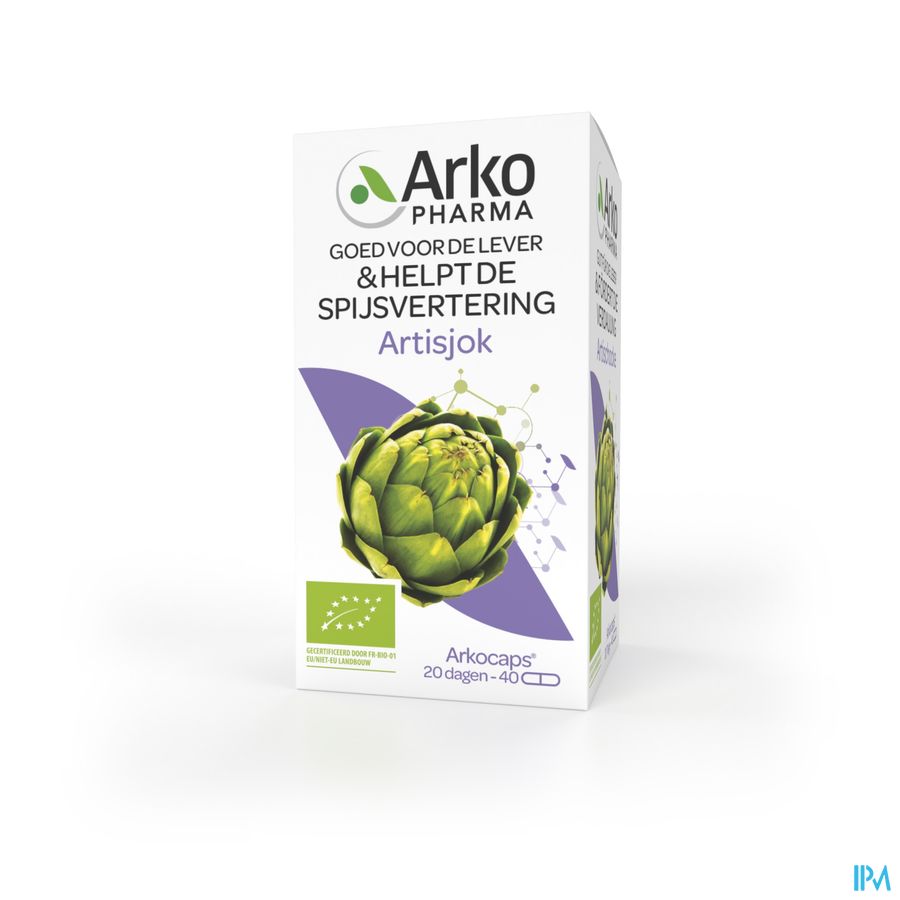 Arkopharma Arkogélules Artichaut Confort Digestif Bon pour le foie et aide à la digestion Complément Alimentaire 40 Gélules