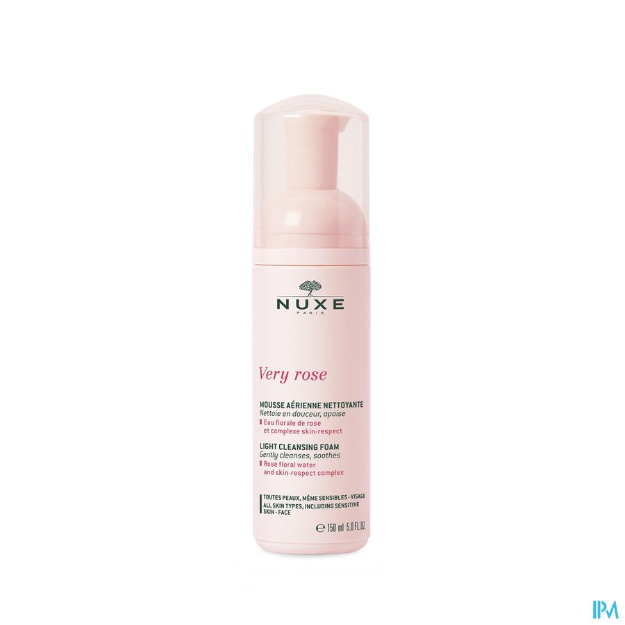 Nuxe Very Rose Mousse Aerienne Nettoyante Fl 150ml