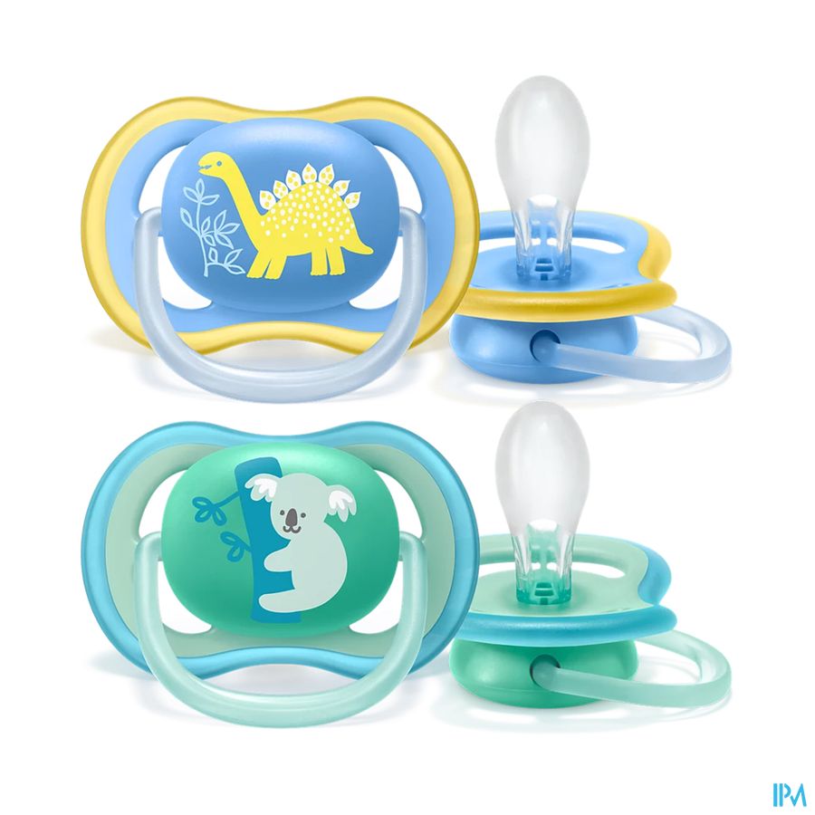 Philips Avent Sucette +18m Air Boy Koala Dino