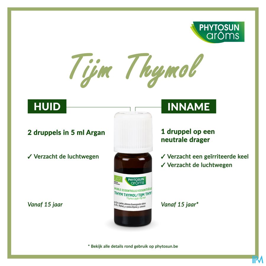Phytosun® Thym (Thymol) Bio 10ml