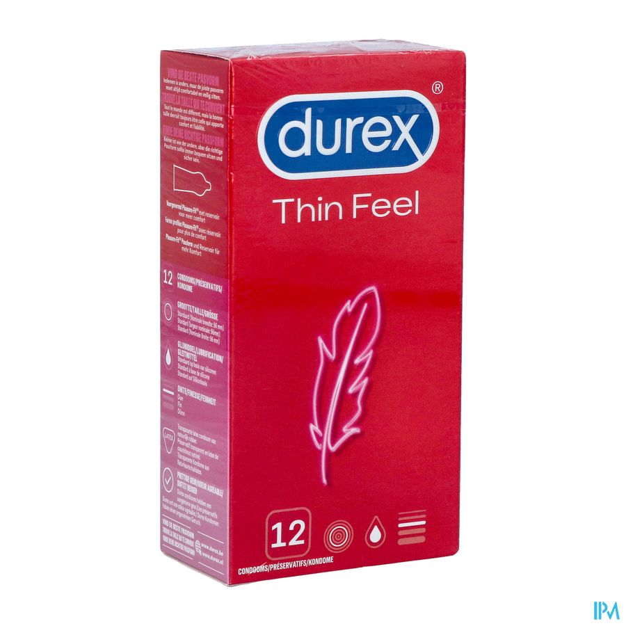 Durex Thin Feel Preservatifs 12